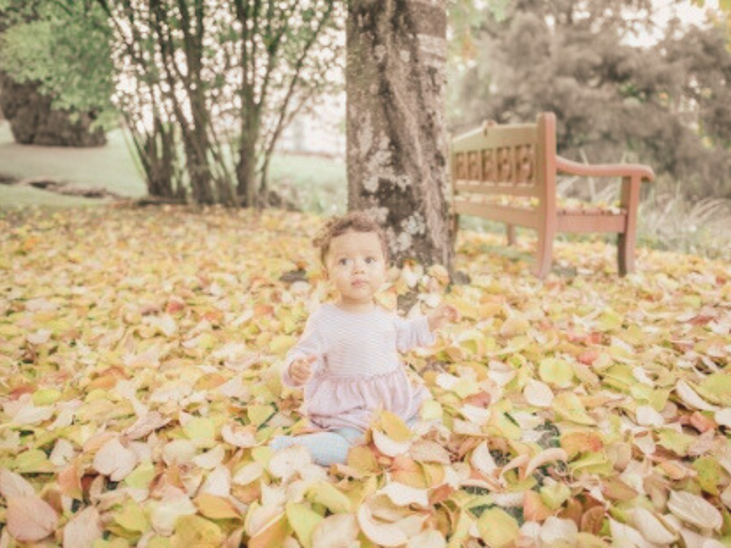 Fall Baby Photo